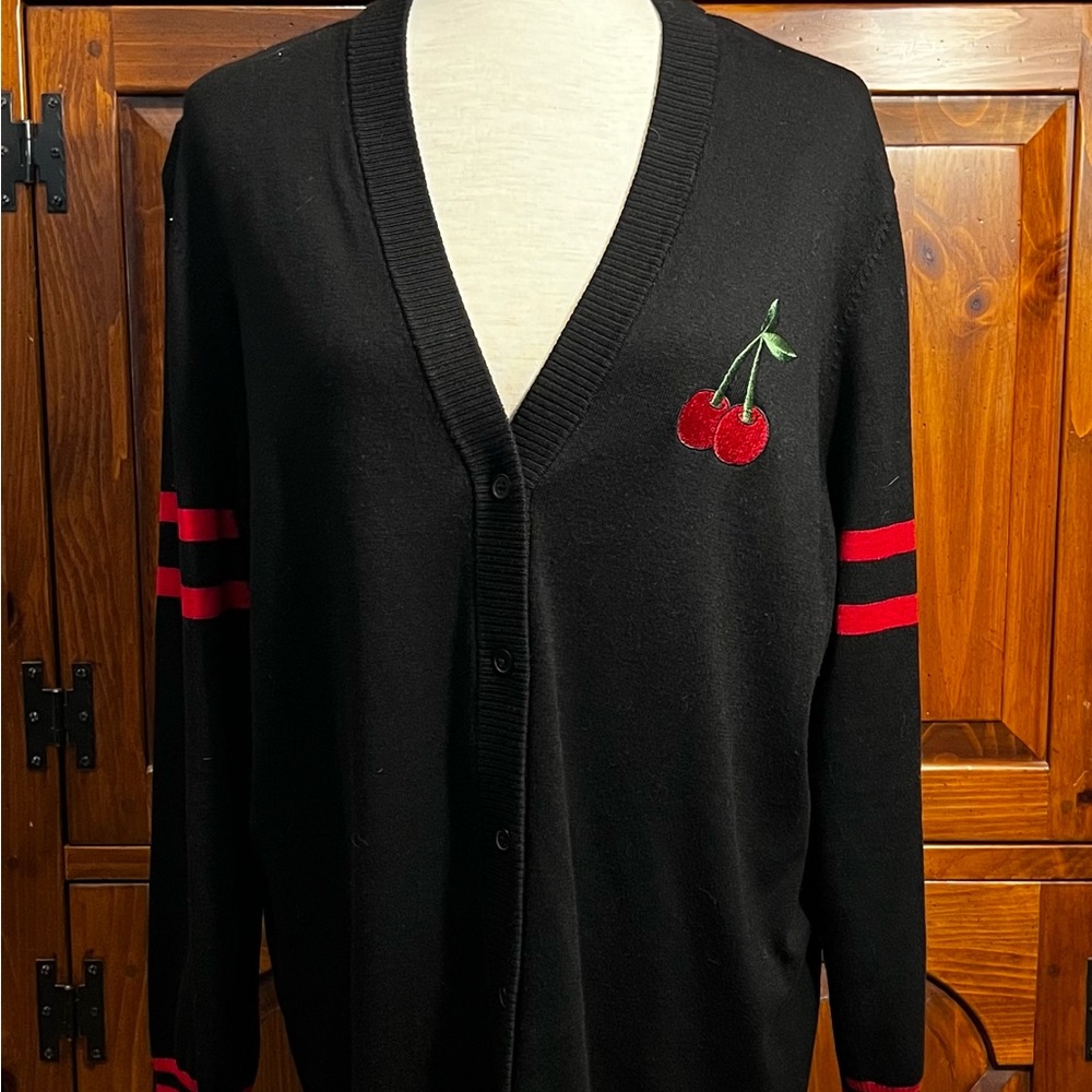 Torrid Black Knit Cardigan